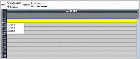 Scheduler for WebForms Control: Highlighting
