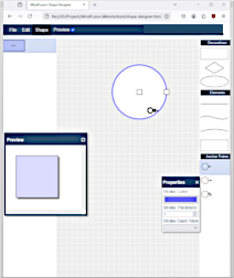 WinForms Flowchart Control: Online Shape Designer