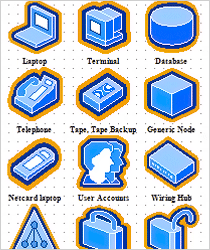 WinForms Flowchart Library: Visio Nodes
