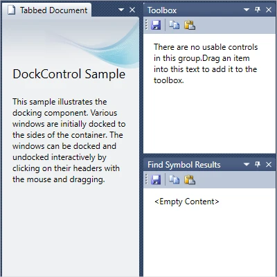 WPF Dock Control