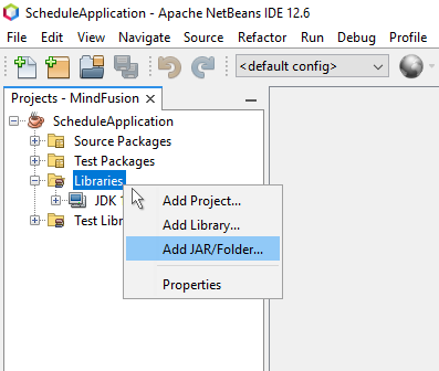 Add the JPlanner.jar in Ant