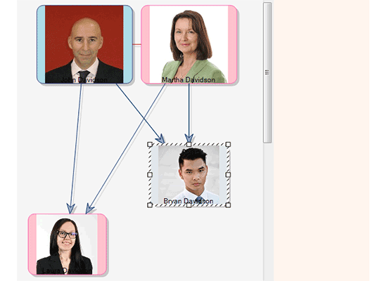 Genealogy Tree with the .NET Diagram Control